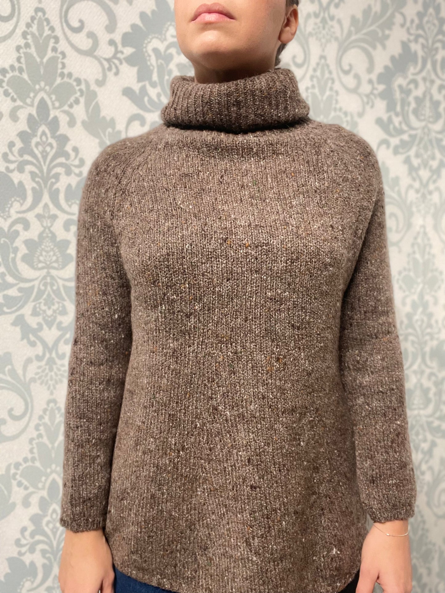 Maglione dolcevita misto cashmere