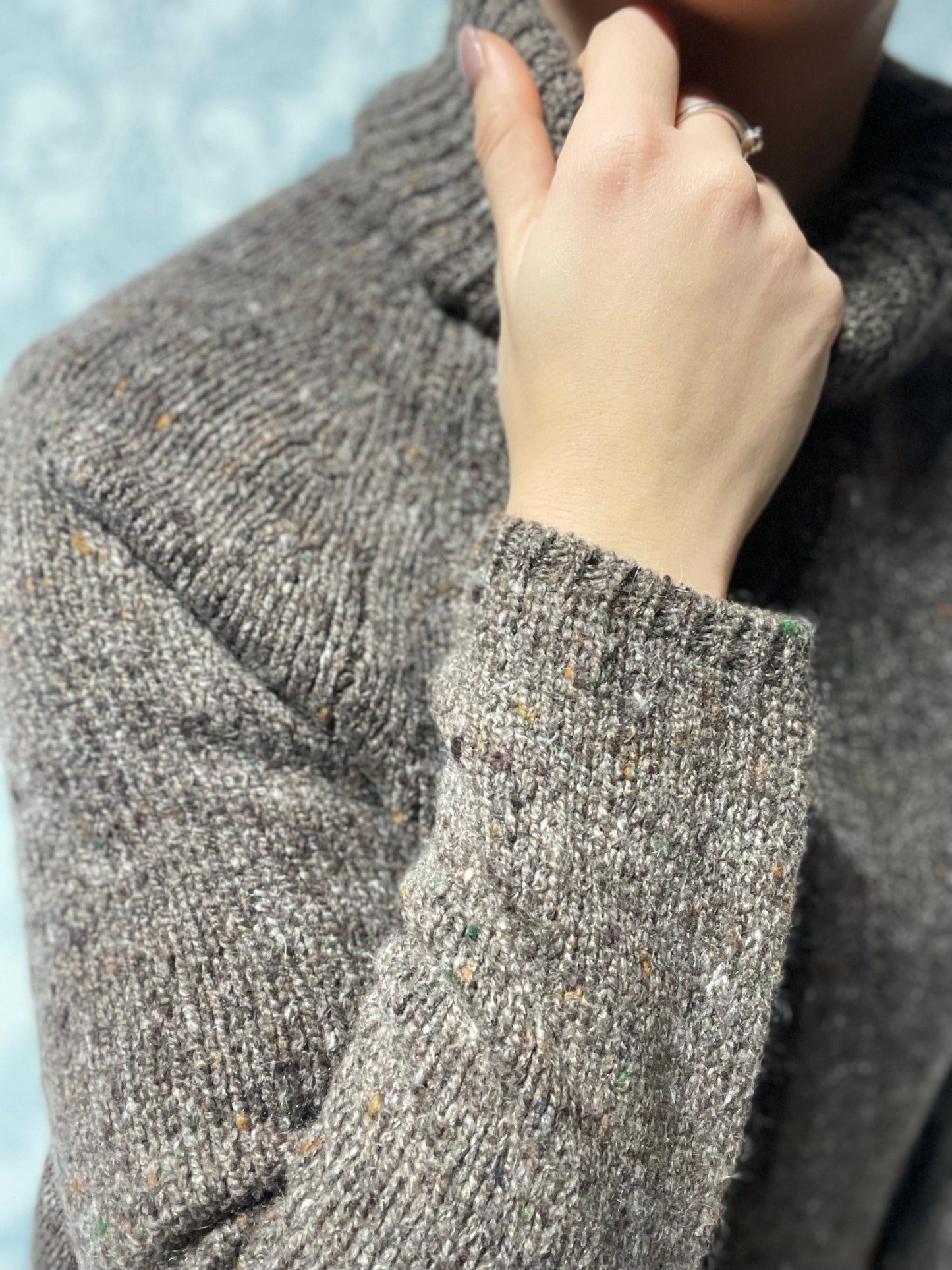 Maglione dolcevita misto cashmere