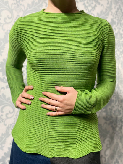 Maglia girocollo 100% lana